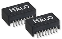 HALO Electronics 10BASE2 Ethernet Transformers